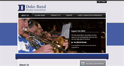 Desktop Screenshot of dukealumniband.org
